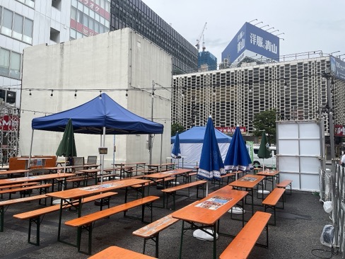 新橋 烏森口広場写真